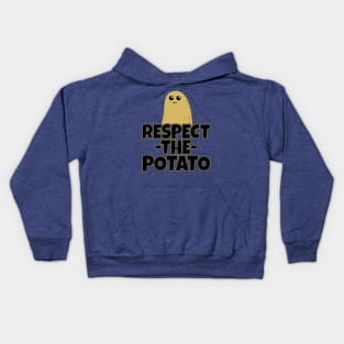 Respect The Potato 3 Kids Hoodie